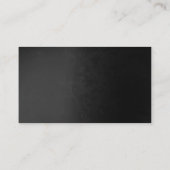 Grijs patroon Professional Eenvoudig modern Visitekaartje (Achterkant)