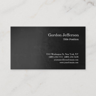 Grijs patroon Professional Eenvoudig modern Visitekaartje