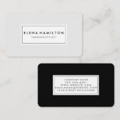 grijs patroon visitekaartje (Voorkant / Achterkant)