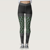 Grijs personaliseer Leggings Keten Eigen kleur (Voorkant)