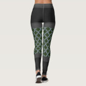 Grijs personaliseer Leggings Keten Eigen kleur (Achterkant)