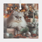 Grijs Perzisch Glas Ornament (Voorkant)