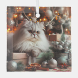 Grijs Perzisch Glas Ornament