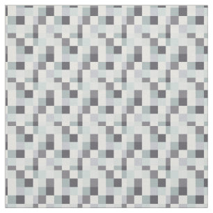 Grijs Pixelated Patroon   Gamer Stof