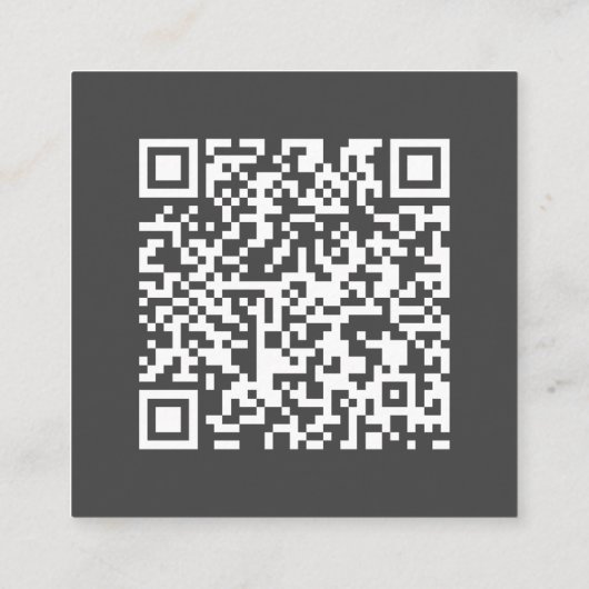 Grijs | QR-code | Trouw RSVP Informatiekaartje (Achterkant)