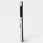 Grijs Quatrefoil op maat Case-Mate iPhone Case (Achterkant/links)