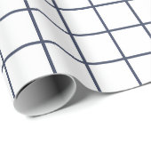 Grijs rasterpatroon cadeaupapier (Rol Hoek)