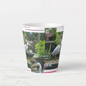 Grijs Reiger Design Latte Mok (Voorkant)