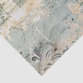 Grijs reliëf Demask textuur effect Moodig Tissuepapier (Detail)