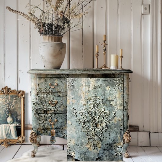 Grijs reliëf Demask textuur effect Moodig Tissuepapier