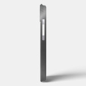 Grijs roestvrij staal metaal Case-Mate iPhone case (Achterkant / Links)