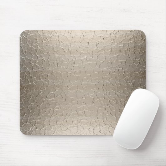 Grijs roestvrij staal muismat (Met muis)