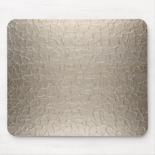 Grijs roestvrij staal muismat (Voorkant)