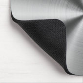 Grijs Roestvrij staalblik Metaalpatroon Muismat (Hoek)