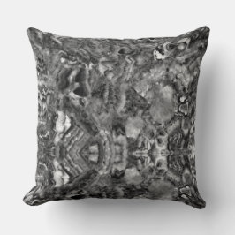 grijs rokerkwarts, zwart wit grijs patroon kussen