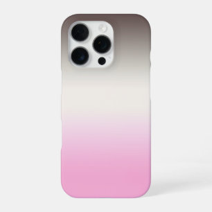 Grijs roze Ombre iPhone 16 Pro Hoesje