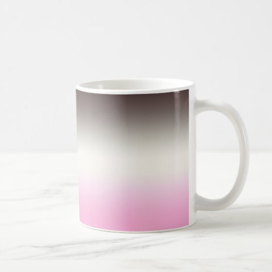 Grijs roze Ombre Koffiemok (Rechts)