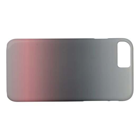 Grijs, roze, zwarte gradiënt, Ombre. Case-Mate iPhone Case (Achterkant (Horizontaal))