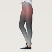 Grijs, roze, zwarte gradiënt, Ombre. Leggings (Links)