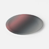 Grijs, roze, zwarte gradiënt, Ombre. Papieren Bordje (Gekanteld)