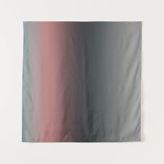 Grijs, roze, zwarte gradiënt, Ombre. Wandkleed (Voorkant)