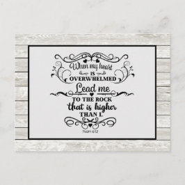 Grijs Rustisch Hout Christelijk Bijbel Verse Brief Briefkaart