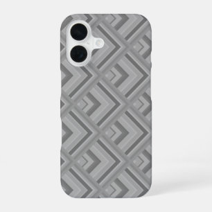 Grijs schaal patroon iPhone 16 hoesje