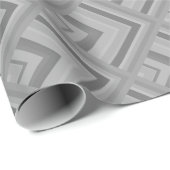 grijs schaalpatroon cadeaupapier (Rol Hoek)