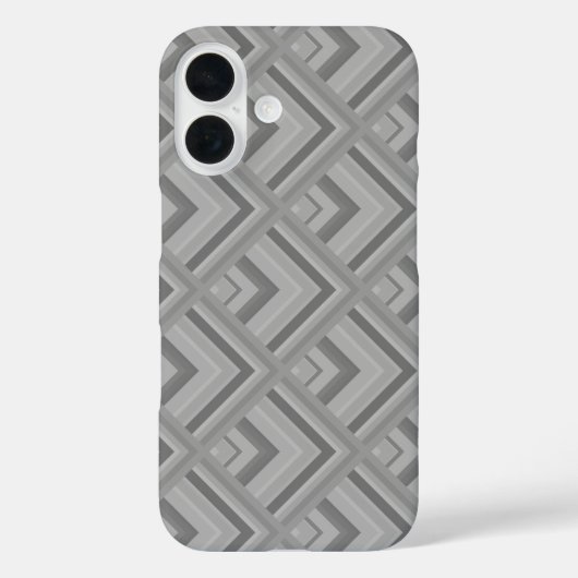 grijs schaalpatroon Case-Mate iPhone case (Achterkant)