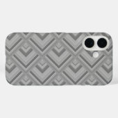 grijs schaalpatroon Case-Mate iPhone case (Achterkant (horizontaal))