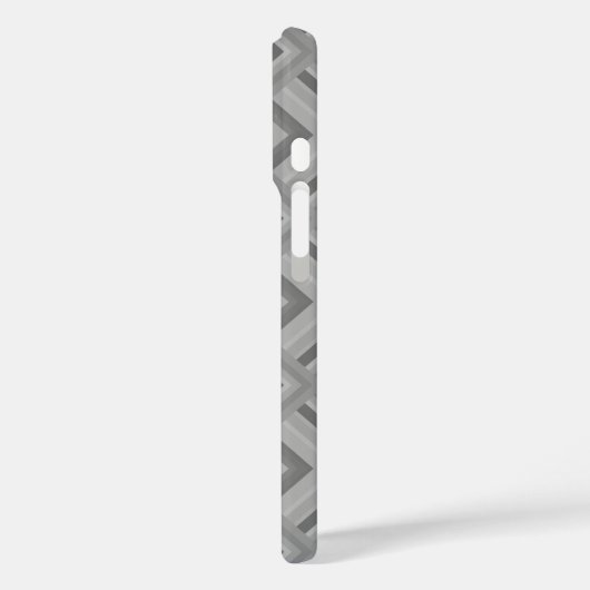 grijs schaalpatroon Case-Mate iPhone case (Achterkant / Links)