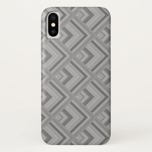 grijs schaalpatroon Case-Mate iPhone case (Achterkant)