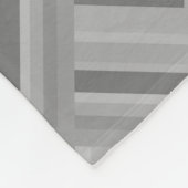 grijs schaalpatroon fleece deken (Hoek)