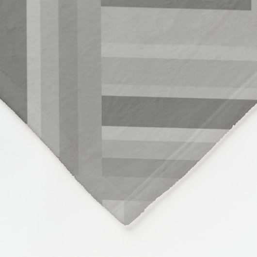 grijs schaalpatroon fleece deken (Hoek)