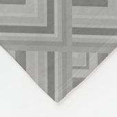 grijs schaalpatroon fleece deken (Hoek)