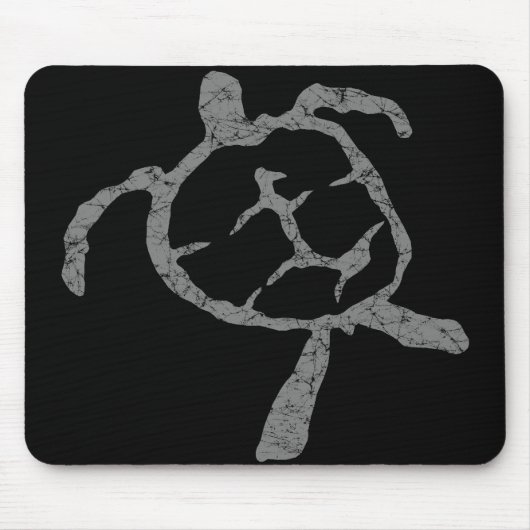 grijs schildpad muismat (Voorkant)