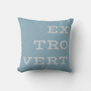 Grijs Sierkussen Extrovert