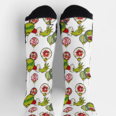  grijs sierpatroon sokken (Top)