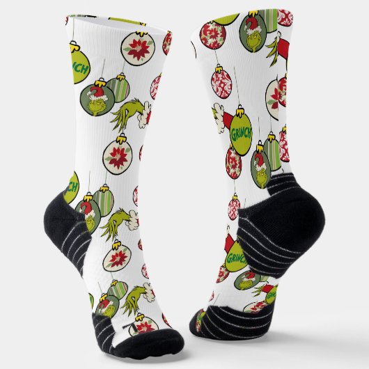  grijs sierpatroon sokken (Gebogen)