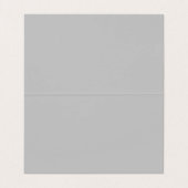 Grijs Sinaasappel Handschrift Plain Creative Moder Visitekaartje (Binnenkant ongevouwen)