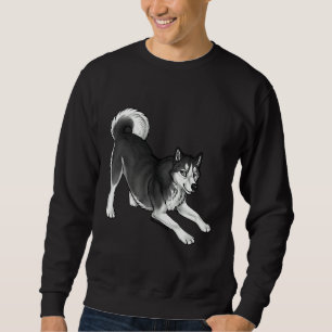 Grijs Spelen Husky Trui