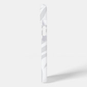 Grijs spiraalpatroon Case-Mate iPhone case (Achterkant / Links)