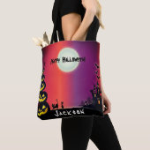 Grijs spookhuis Halloween    Tote Bag (Dichtbij)