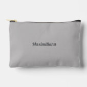 Grijs - Stevige Kleine Toebehoren Pouch Etui (Voorkant)