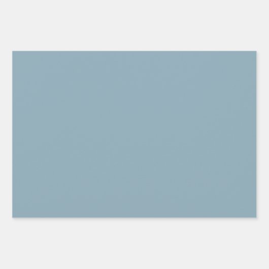 Grijs stofblauw inpakpapier vellen (Voorkant)