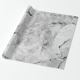 Grijs "Stone Mosaic Cascade" Marmeren textuur Wrap Cadeaupapier
