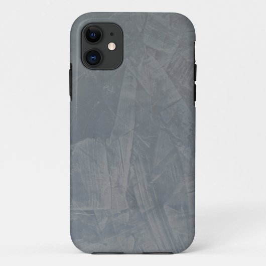 Grijs Suède Case-Mate iPhone Case (Achterkant)