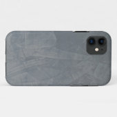 Grijs Suède Case-Mate iPhone Case (Achterkant (horizontaal))