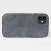 Grijs Suède Case-Mate iPhone Case (Achterkant (horizontaal))