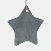 Grijs Suède Keramisch Ornament (Rechts)